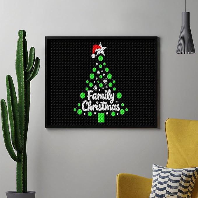 AIVKIEJK Diamond Painting Kits for Adults - Cute Family Christmas Painting DIY 5D Full Drill Diamond Dots Paintings with Diamonds Gem Art and Crafts Home Decor 16"x20"