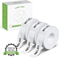 NELKO Genuine P21 Label Maker Tape, Adapted Label Print Paper, 14x40mm (0.55"x1.57"), Standard Laminated Office Labeling Tape Replacement, Multipurpose of P21, 180 Labels/Roll, 3-Roll, Transparent