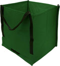 DURASACK Heavy Duty Storage Tote Bag 22-Gallon Rugged Woven Polypropylene Moving Bag, Reusable Self-Standing Design, Holds up to 500 Pounds, Single, Green