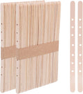 Wooden Candle Wick Holders Pack of 100pcs Wick Centering Devices Candle Wick Bars for Candle Making … (7.1inch - 100pcs)