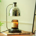 Candle Warmer Lamp with Timer Dimmable, Solid Wood Base, House Warming Gifts New Home Room Decor, Birthday Gifts for Women Mom, Bauhaus Style Wax Warmer Lamp for Jar Candles with 2 Bulbs