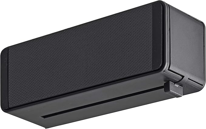 Yamazaki 5628 Magnetic Toothpaste Tube Holder, Black, Approx. W 3.5 x D 1.4 x H 1.4 inches (9 x 3 x 3.5 cm), Tower, No Waste, Toothpaste, Tube Toothpaste