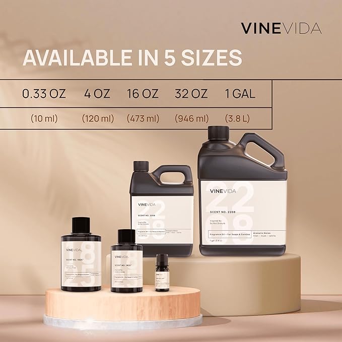 VINEVIDA Scent NO. 3016 Fragrance Oil - 10mL - Inspired by: Platinum (Men); Candle Fragrance Oil for Soy Candles - Soap Making Scents