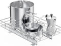 LOVMOR Pull Out Cabinet Organizer and Storage 14" W x 21" D, Slide Out Shelves for Kitchen Cabinets