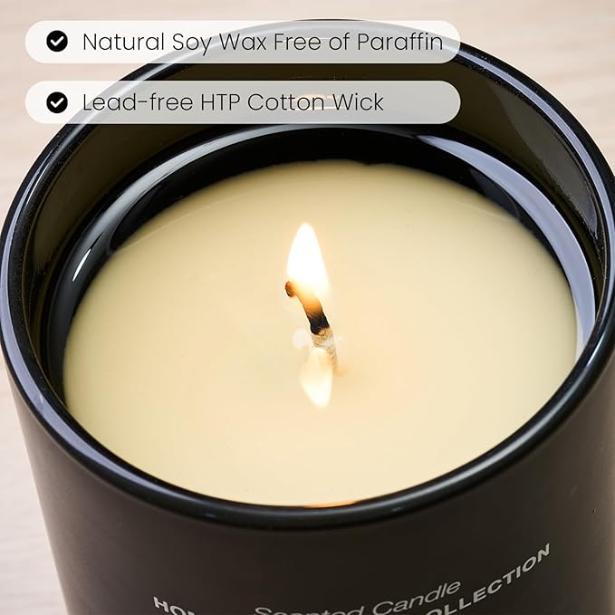 M&SENSE Natural Soy Candle| Bamboo Stream | 8.82 oz, 50H Burn | Spring Scented Candles for Relaxation, Valentines Day Gift, Home Décor | for Bedroom, Office, Party Medium