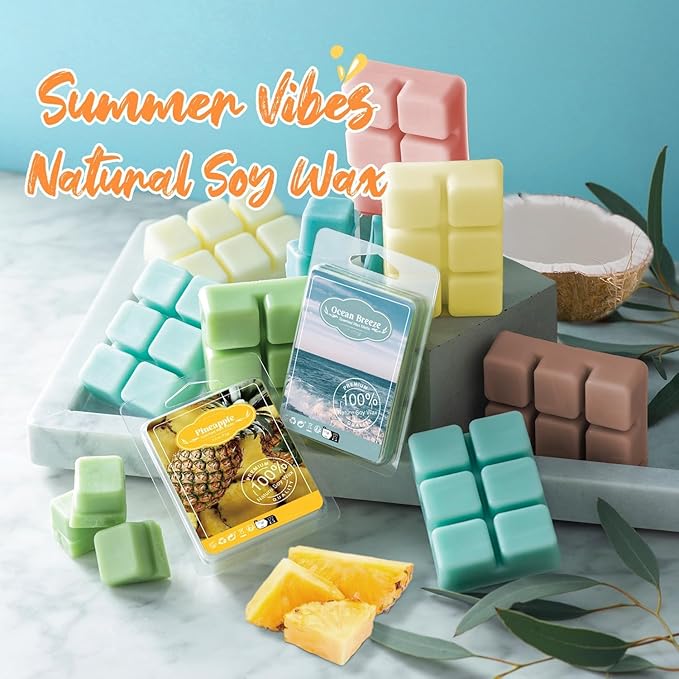 Thickened Wax Melt Molds Containers Clamshells Packaging for Wax Melts,Wax Tart Packaging for Enterprises or Households,Wax Seal Mold,Scentsy Wax Melts,Soy Wax,Wax Melt Warmer (60pcs)