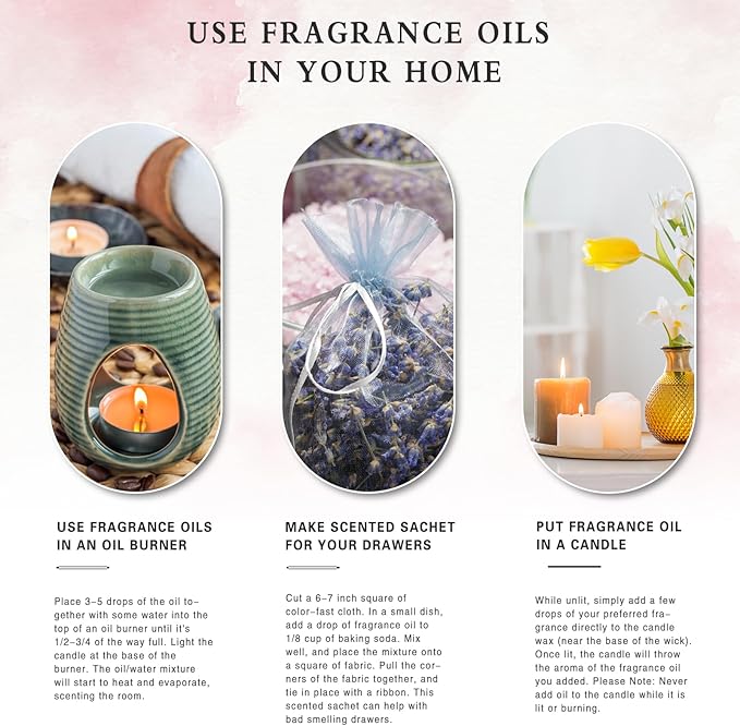 PHATOIL 3.38FL.OZ Fig Fragrance Oils for Aromatherapy, Essential Oils for Diffusers for Home, Perfect for Diffuser, Yoga, Skin Care, DIY Candle and Soap Making - 100ml