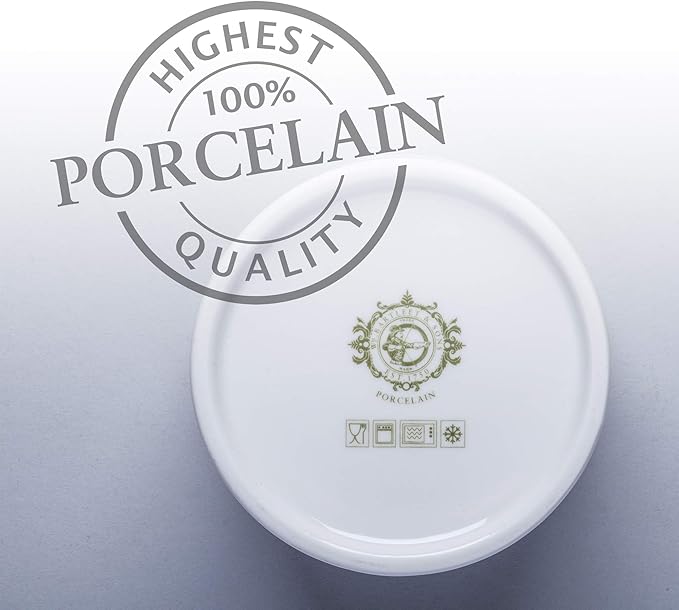 WM Bartleet & Sons 1750 T165 Traditional Porcelain Sugar/Jam/Mustard Pot with Lid & Spoon 8cm – White, 24 oz