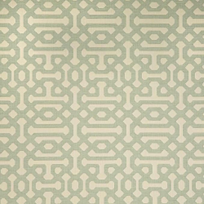 Sunbrella Outdoor Fabric by The Yard | Fretwork Mist (Geometric) | Official Sunbrella Seller | Indoor or Outdoor Upholstery Fabric for Chairs, Cushions, Drapery, Pillows, Furniture