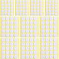 SANNIX 600Pcs Candle Wick Stickers, Heat Resistance Double-Sided Wick Stickers for Candle Making, Adhere Steady in Hot Wax Stickers for Candle Making