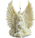 Angel Silicone 3D Flower & Rose Mold - Peony & Candle Mold for Resin, Clay & Soap Making - Craft Supplies