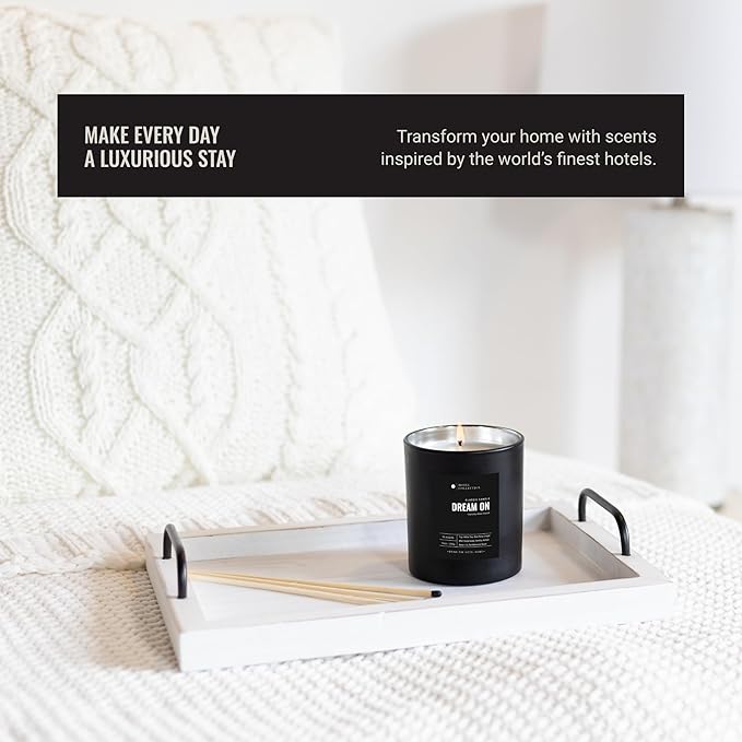 Sweetest Taboo Deluxe Scented Candle, Luxury Hotel Inspired Big Candle with Hints of Decadent Citrus, Juicy Berries, and Floral Peony, Long Lasting 300 Hour Burn Time, 55oz White