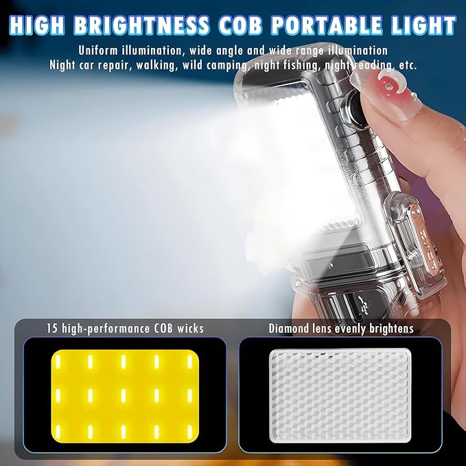 Electric Lighter with 360° Flexible Long Neck Plasma Lighters, LED Battery Display & Flashlight, USB Rechargeable Flameless Arc Windproof Lighters for Candle, Outdoor, Camping, Survival (Black)