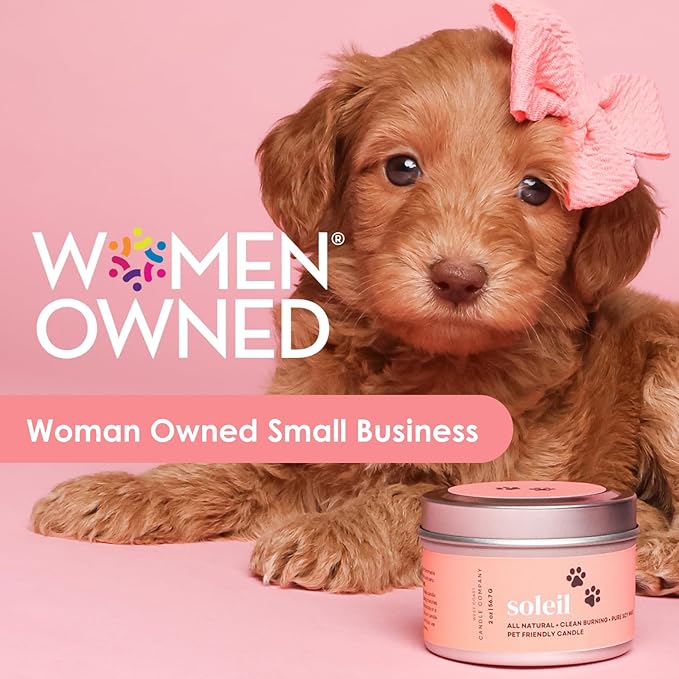 Bergamot Sunrise | Pet Friendly Candle | Soy-Free Coconut Apricot Wax | Clean Burning | Non-Toxic | Veterinarian Approved | Pet Odor Eliminator | Air Freshening Scented Candle | 9 oz
