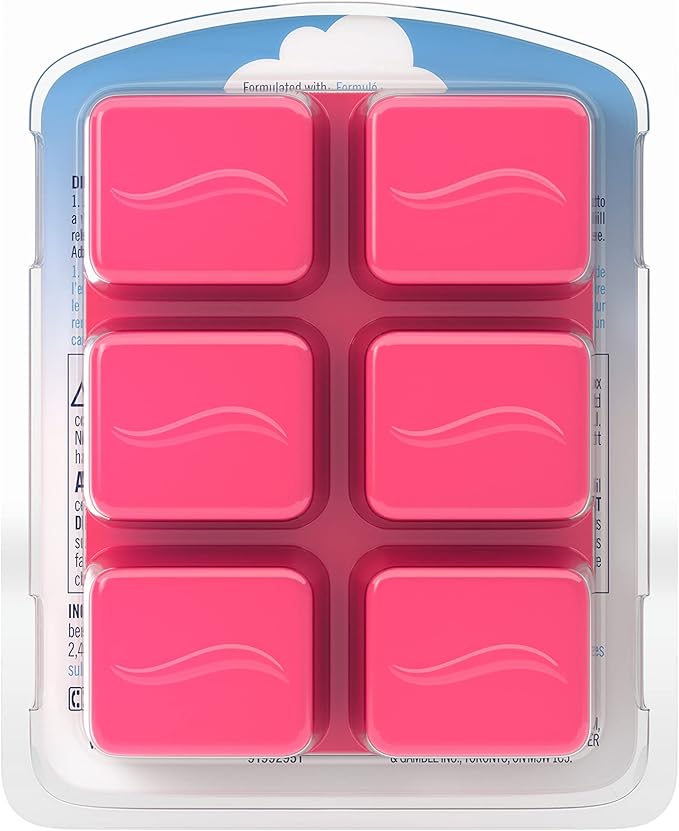 Febreze Odor-Fighting Wax Melts Air Freshener Refills with Downy Scent, April Fresh, 6 count