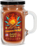 Cinnamon Fireball Candle – Odor Eliminating, Strong Scent – Bold Cinnamon Spice – Long Lasting 90 Hour Burn – Large 12oz Mason Jar – Made in USA – Beamer Candle Co.