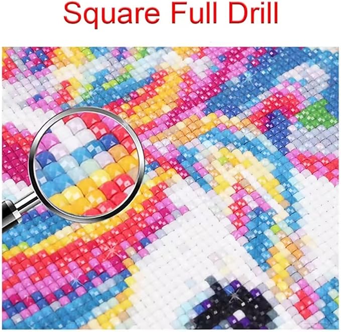 Tooyeer 5D Pink Roses Diamond Art Kits,Candle Diamond Painting Kits for Adults Beginners,DIY Full Square Rhinestone Diamond Paintings Pictures for Home Decoration 20x28inch