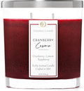 Colonial Candle Cranberry Cosmo Scented Candle Jar, Highly Fragranced Candles for Home Scented, Mottled Wax Candle, 2 Wick, 8 oz - Made in the USA