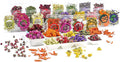 Natural Dried Fruit and Flower Kit for DIY Crafts - 25 Bags, Ideal for Soap Making, Candle Making, Resin Jewelry, Bath Bombs, and Nail Art - Includes Rose Petals, Rosebuds, Lilium, Jasmine, and More