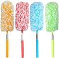 Tonmp 4 Pcs, [Microfiber] Hand [Duster] [Washable] Microfibre Cleaning Tool Extendable [Duster]s for Cleaning Office, Car, Computer, Air Condition