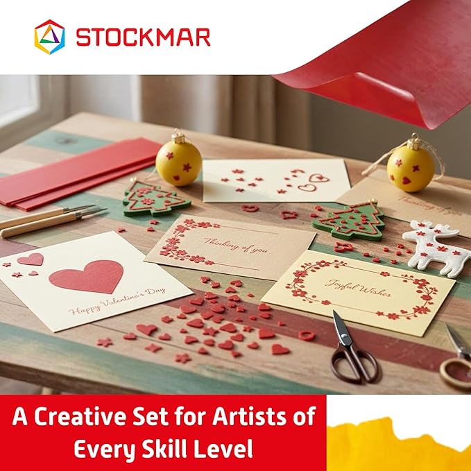 Stockmar Decorating Beeswax - 12 Pack (Crimson Red)