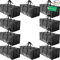 BAG-THAT! 10 Moving Bags Heavy Duty Extra Large Stronger Handles Wrap Storage Totes Zippered Reusable Packing Bags Moving Supplies Storage Boxes Storage totes Moving Boxes Packing Supplies Packing Box