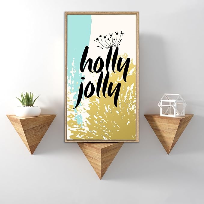 Pixy Canvas Floater Frame 16x18 for 1-1/2 (1.5) inch Deep Canvas Paintings/Canvas Prints/Wood Canvas Panels/Wall Art/Wall Decor/Home Decor/Artwork (Scratched Gold & Cream, 16 x 18 inch, Landscape)