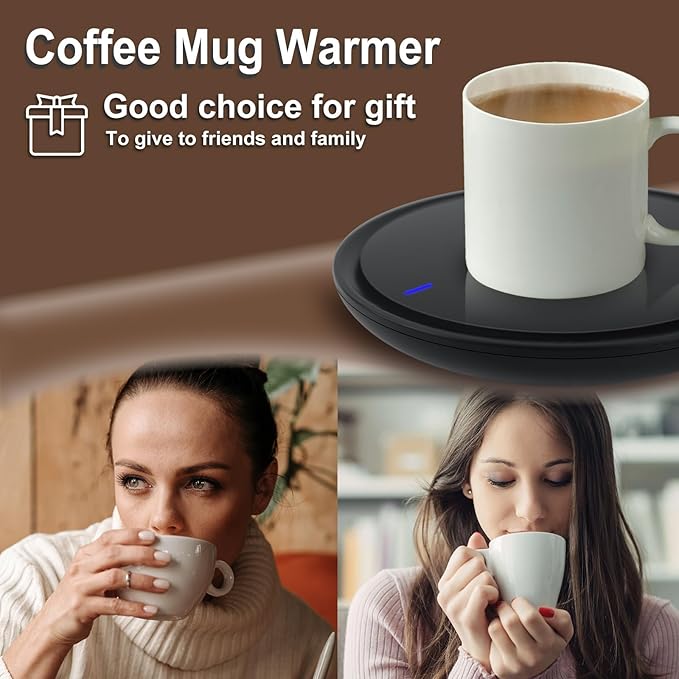 Candle & Coffee Warmer for Desk - Auto Shut Off