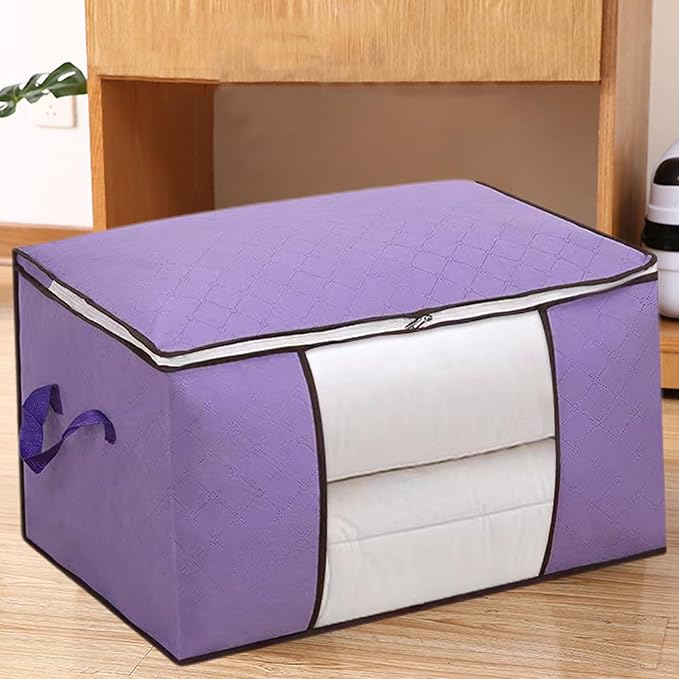 Heavy Duty Moving Bags, Moving Boxes with Reinforced Handles ＆ Premium Double Zippers, 2024 New Storage Tote for Space Saving, Packing ＆ Moving Storage