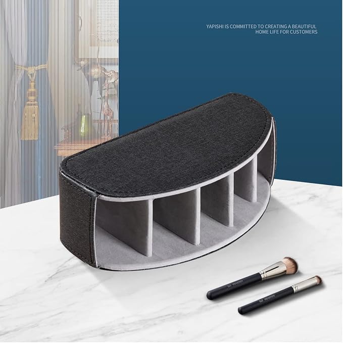 YAPISHI Remote Control Holder, 5 Rooms Desk Organizer and Decorations for Living Room, Bedside Table Remotes Caddy for TV Controllers/Makeup Brush Pen/Office Stationery/Art Supplies/Eyeglasses