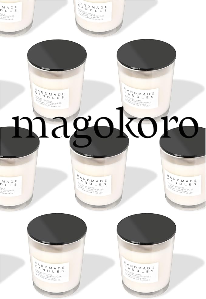 MAGOKORO Natural Soy Candle Making Kit, DIY Candle Making Supplies for Beginners, Adults&Kids (Basic Kit)