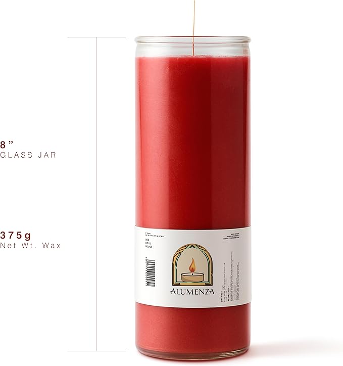 Bulk 3 Pack White 7 Day Candles in Glass Jar – Paraffin Wax, Clean Burning Unscented | Large & Tall Devotional Prayer Pillar Candles for Home, Memorial, Spells, Long Lasting