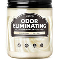 AOOVOO Vanilla Cream Odor Eliminating Highly Fragranced Candle - Eliminates 95% of Pet, Smoke, Food, and Other Smells Quickly, Non Toxic Air Freshing Soy Candle, 9 oz Up to 50 Hours Burn time