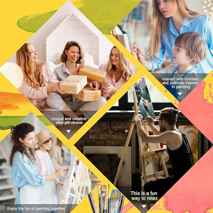 Buddha Paint by Numbers Kits for Adults Beginners,Colorful Canvas Paint by Numbers for Adults Candle,DIY Hobbies for Women Watercolor Oil Drawing Paintwork with Paint/Brushes,Gifts 20x40in XYY-292