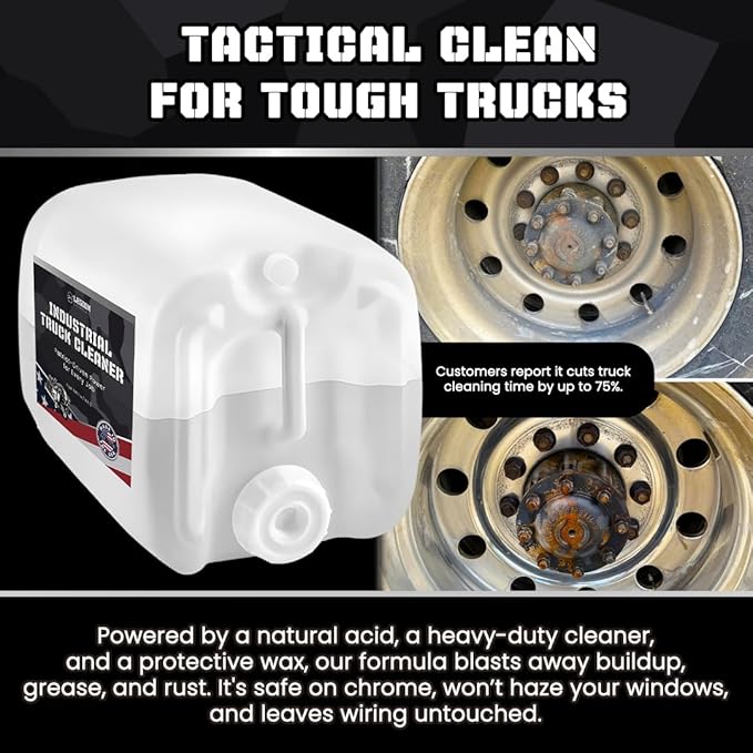 Industrial Truck Cleaner – Tough on Road Grime, Gentle on People and Equipment, 5-Gallon Bucket