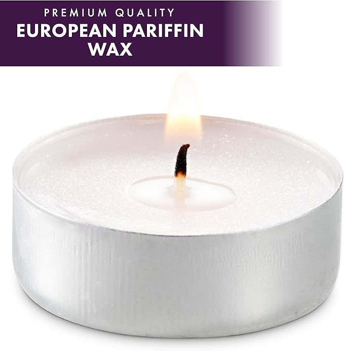 MontoPack Unscented Tea Light Candles 200 Pack | 4 Hours, White, Smokeless, Dripless Small Votive Paraffin Tealights | Long-Lasting for Home, Shabbat, Weddings, Events, Emergencies | Mini Candles Bulk
