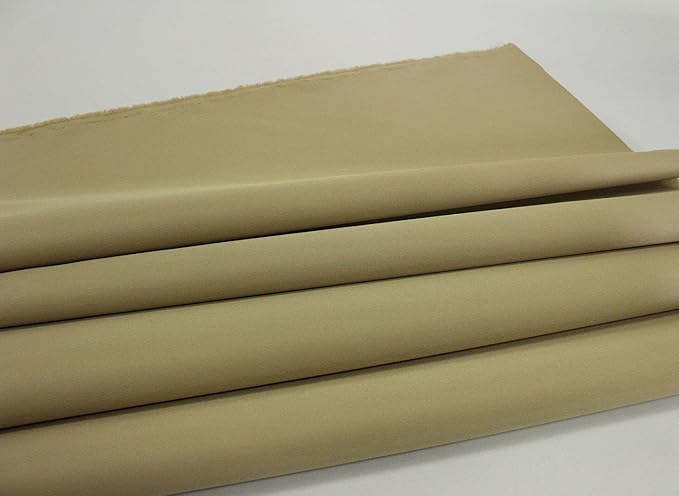 Mybecca Canvas Marine Fabric 600 Denier Indoor/Outdoor Khaki 1 Yard (36" x 56")(Cut Folded & Separately by Prime)