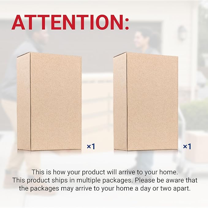 FLEXIMOUNTS 4-Pack 2x6ft Heavy Duty Garage Wall Shelving, 1200lbs Capacity, Garage Shelving Wall Mounted with 8 Hooks, Storage for Power Tools, Garden Supplies, Storage Bins, Lite Series