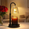 Glimra Candle Warmer Lamp with Timer,Dimmable Candle lamp for Jar Candles,Adjustable Wax Melts Warmer Birthday Gifts,for Mom Women Friend Sister,Office Apartment Dorm Room Home Decor Black