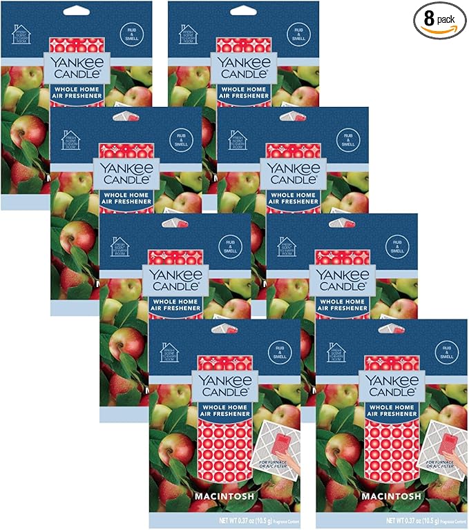 Yankee Candle Macintosh Whole Home Air Freshener (Pack of 8)
