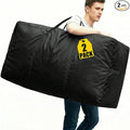 66 Gallon Extra Large Storage Bags, XXL Moving Bags with Zippers & Side Handles, Jumbo Big Storage Totes for Moving & Space-Saving Organization (Black, 66 Gallon, 2 Pack)