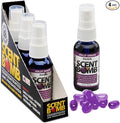 Scent Bomb Air Freshener Spray, Long-Lasting Odor Eliminator - Effective Deodorizer for Home & Car, Fresh Room Spray for Kitchen, Bathroom & Smell Neutralizer - 1 oz Pack of 4, Jolly Grape Scent