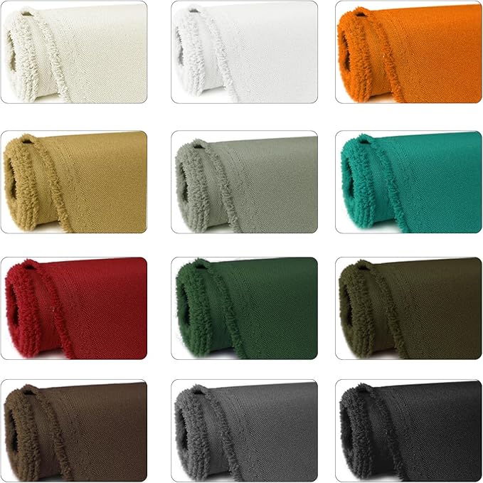Waterproof Canvas Fabric by The Yard 58inch 600D Upholstery Material Polyester Fabric Outdoor Water Resistant Fabric for Sewing Chair Patio Cushion Bag Interior, Pre Cut 1 Yard Black