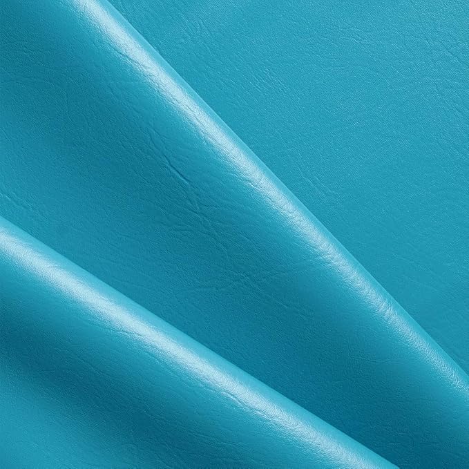 Ottertex Vinyl Fabric Faux Leather Pleather Upholstery 54" Wide by The Yard (10 Yard, Turquoise)