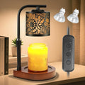 Candle Warmer Lamp with Timer & Dimmer- Electric Wax Melt Warmer with Adjustable Height for Scented Candles, Home Décor Fragrance and House Warming Birthday Gifts for Women Mom