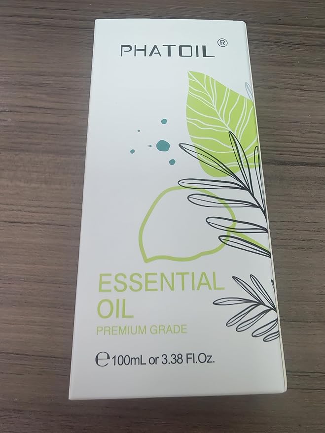 PHATOIL Pure Eucalyptus Essential Oil, 100% Pure Therapeutic Grade Premium Oil for Hair Care, Skin, Aromatherapy 3.38Fl Oz