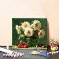 Paint by Numbers Kit for Adults Flower Paint by Numbers Strawberry DIY Crafts for Adults Canvas Paintings Kits, Hobbies for Women Art With Accessories, Home Wall Decor 20x20 inch Without Frame 1-58UJ