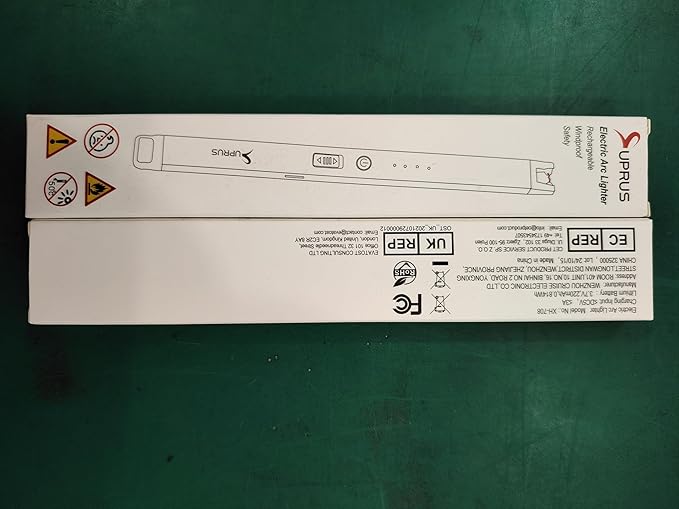Electric Arc Windproof USB Lighter Flameless Rechargeable Lighter with Safety Lock for Candle (Black, 3Packs)