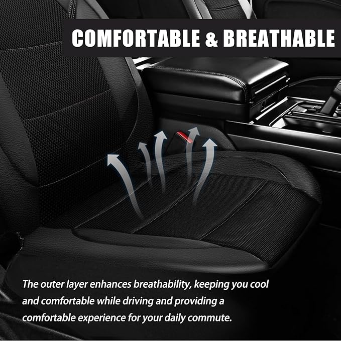 5 Seats Car Seat Covers Full Set for Volkswagen Taos S/SE/SEL/R-Line, Water & Wear Resistant Leather Automotive Seat Cover, Breathable Car Interior Protectors Cushion,D Red
