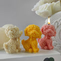 Dog Cylinder Candle & Resin Mold - Resin Casting Silicone Molds for Home Decor & Candle Making Wave Spiral Mold